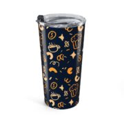 FoxCoffeena Premium Tumbler 6 (Dark Blue) - 20oz - Image 4