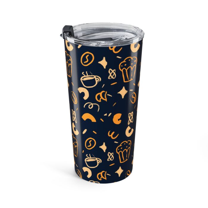 FoxCoffeena Premium Tumbler 6 (Dark Blue) - 20oz - Image 4