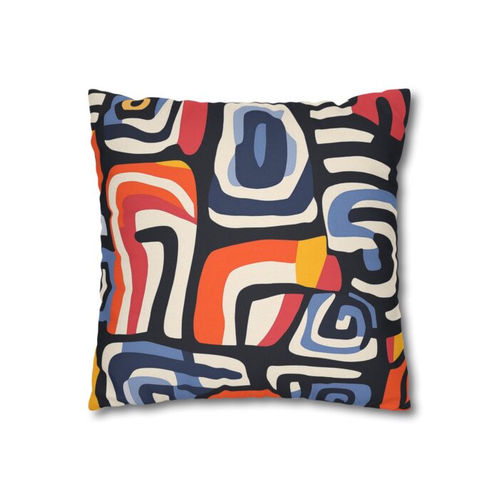 Modern Abstract Pillowcase, Cozy Home Decor, Boho Throw Pillow, Unique Gift for Her, Living Room Accent - Image 3
