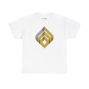 Geometric Pattern Unisex Heavy Cotton Tee - Modern Art Design