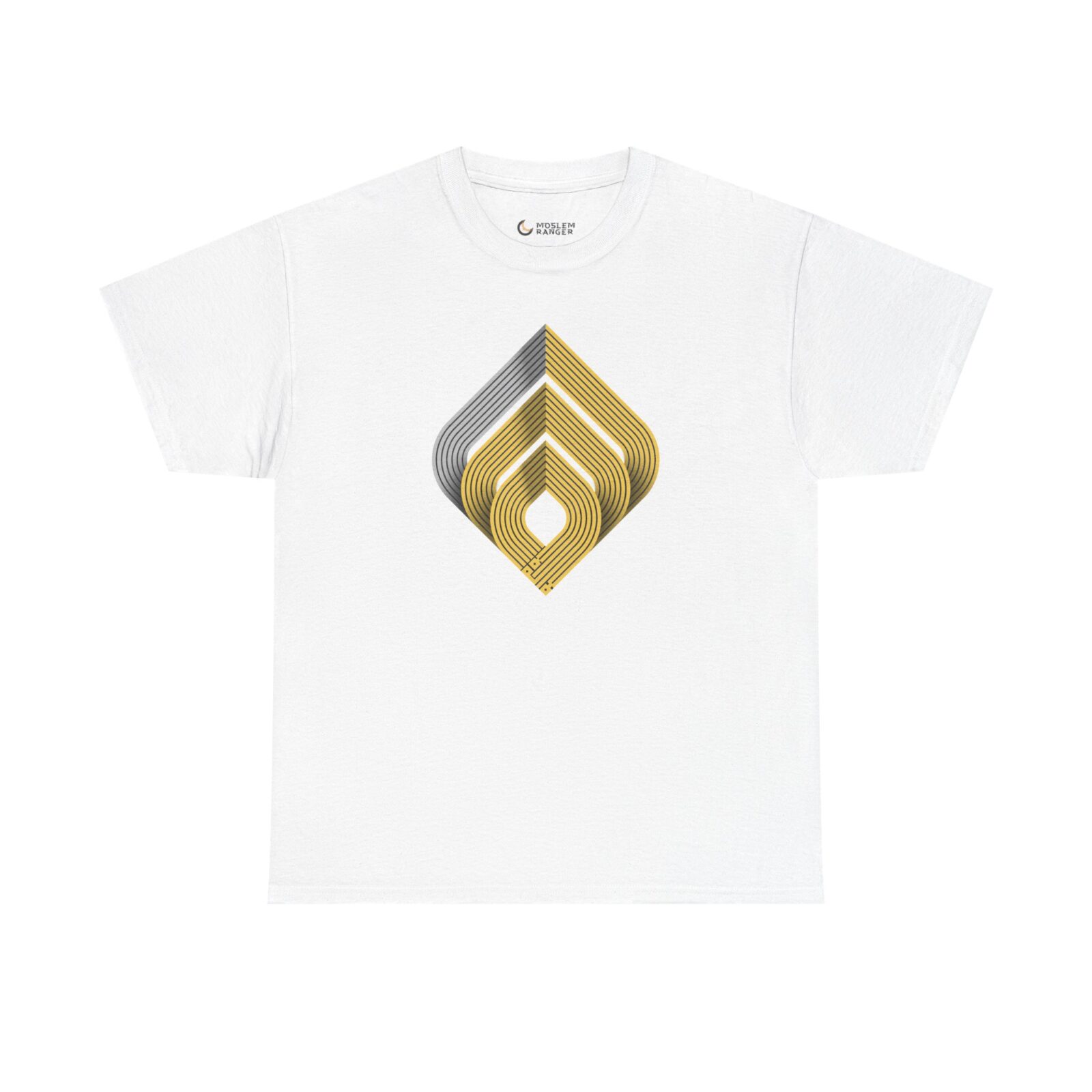 11533992881815118252_2048-4.jpeg Geometric Pattern Unisex Heavy Cotton Tee - Modern Art Design - Image 1
