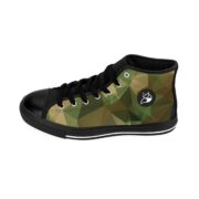 FoxCoffeena Signature Low Poly Camo Men's Classic Sneakers - Image 4