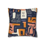 Modern Geometric Pillowcase - Decorative Spun Polyester Cushion Cover