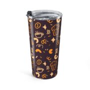 FoxCoffeena Premium Tumbler 6 (Dark Brown) - 20oz - Image 4