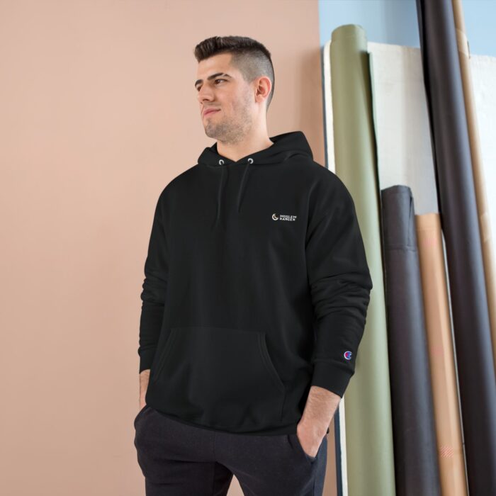 Shahada Calligraphy Elegant Retro Champion Hoodie with Graphical Design - Image 19