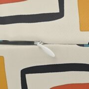 Modern Geometric Lumbar Pillow – Stylish Accent for Home Décor - Image 3