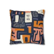 Modern Geometric Pillowcase - Decorative Spun Polyester Cushion Cover - Image 3