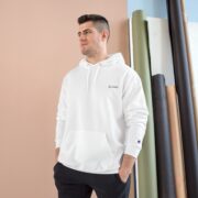 Shahada Calligraphy Elegant Retro Champion Hoodie with Graphical Design - Image 3