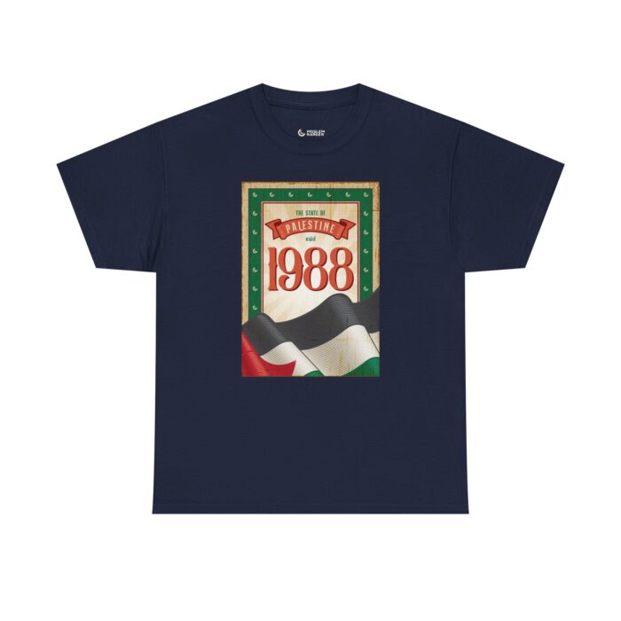 Palestine 1988 Unisex Heavy Cotton Tee - Celebrate Heritage and Culture - Image 13