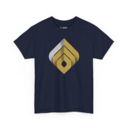 Geometric Pattern Unisex Heavy Cotton Tee - Modern Art Design - Image 11