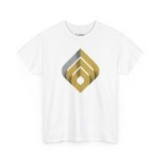 Geometric Pattern Unisex Heavy Cotton Tee - Modern Art Design - Image 3