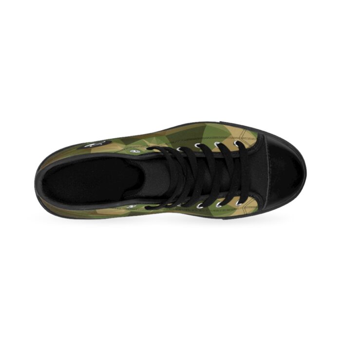 FoxCoffeena Signature Low Poly Camo Men's Classic Sneakers - Image 3