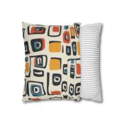 Modern Abstract Square Pillowcase - Decorative Spun Polyester Cushion Cover - Image 4