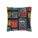 Abstract Colorful Square Pillowcase - Modern Home Decor