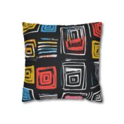 Abstract Colorful Square Pillowcase - Modern Home Decor