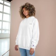 Shahada Calligraphy Elegant Retro Champion Hoodie with Graphical Design - Image 4